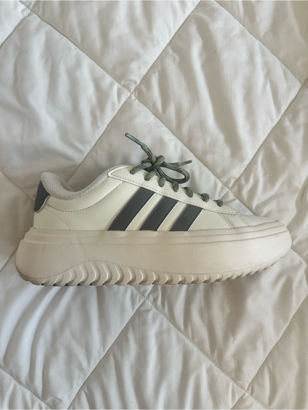 adidas Womens Grand Court Platform Sneakers Shoes Casual